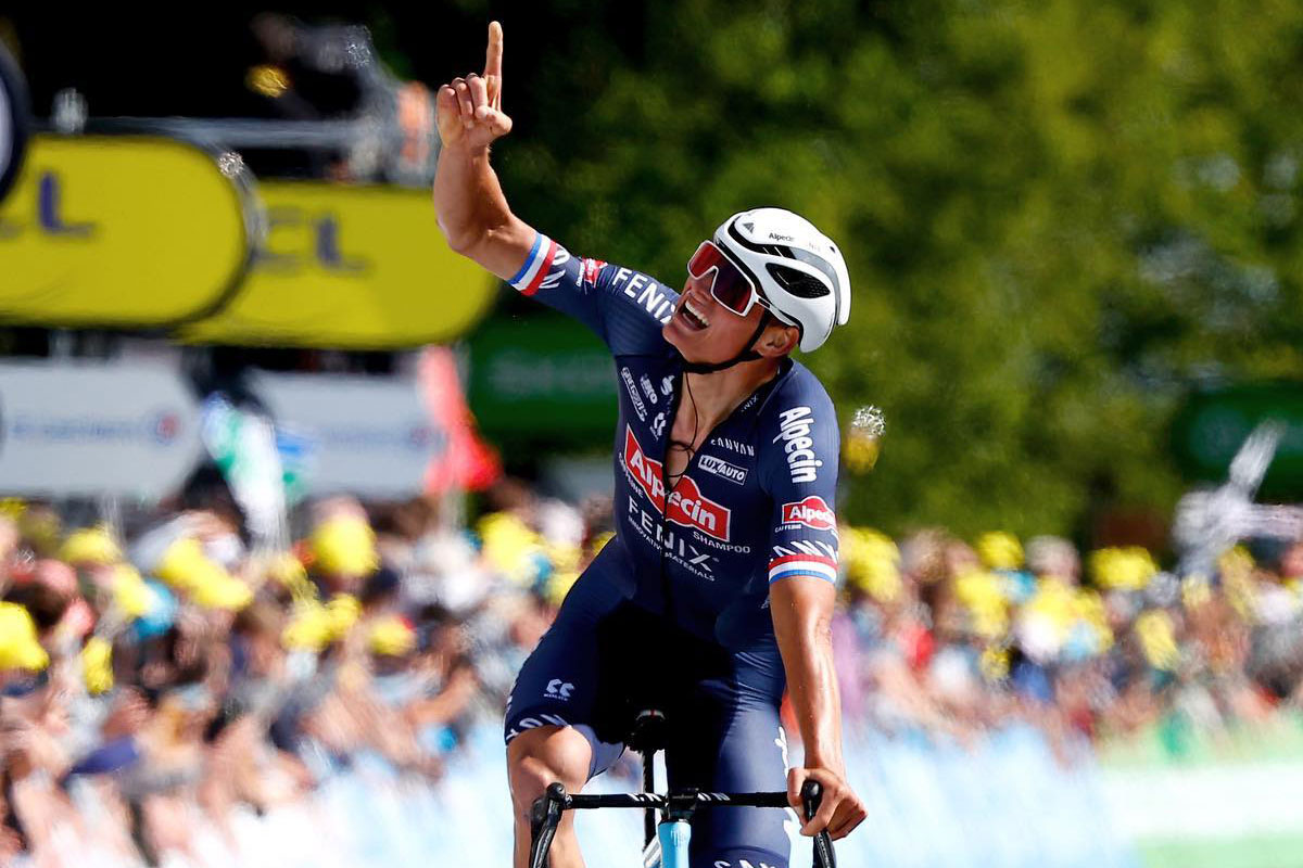 ツール ド フランス 21 第2ステージ マチュー ファンデルプール マイヨ ジョーヌ獲得 Diatec